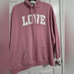 Torrid Dusty Pink Hoodie
